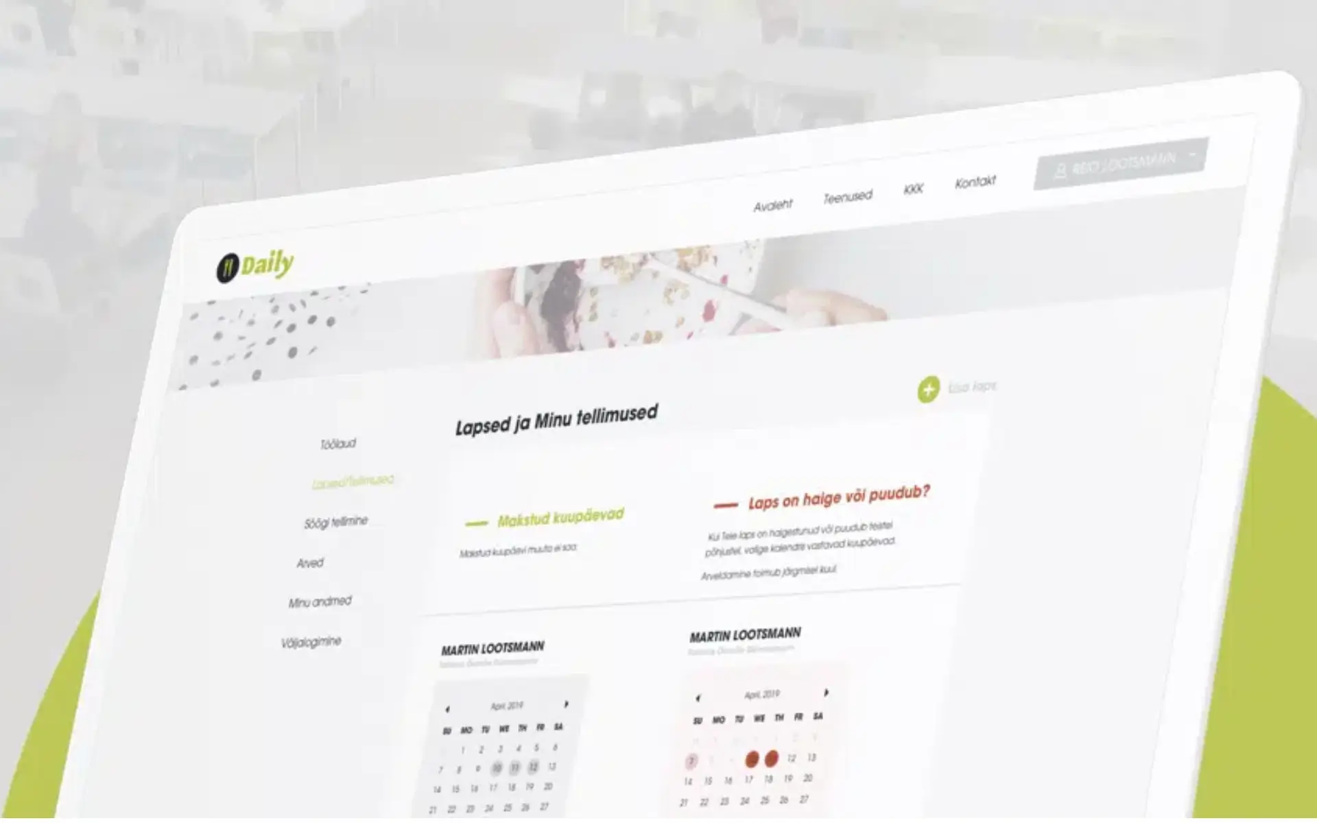 Toit Kooli - Food ordering platform for schools in Estonia.
