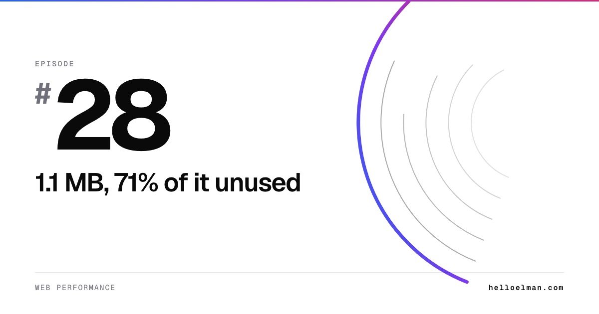 Episode 28. 1.1 MB, 71% of it unused