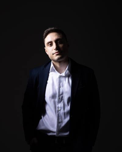 Elman Huseynov, studio portrait