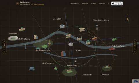 BerlinArea, first screen